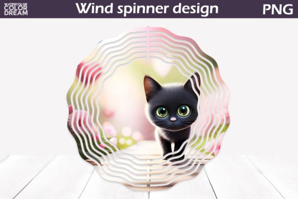 Black Cat Wind Spinner Review for Embroidery Projects