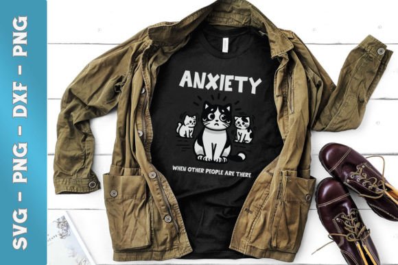 Cat Anxiety People Out There SVG Review