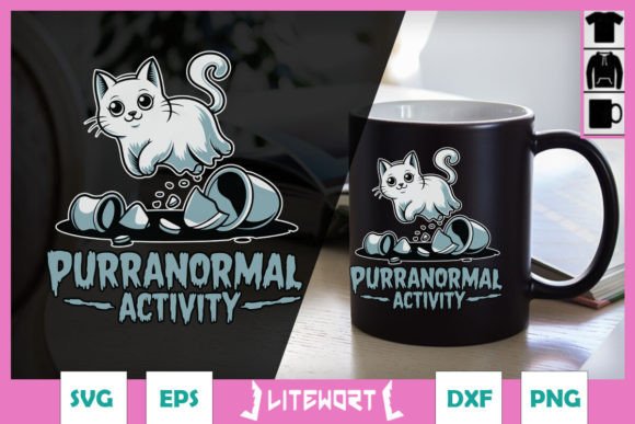 Cat Ghost Halloween Scary SVG Review