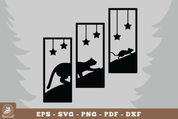 Cat Hunting Mice Home Decor SVG Review