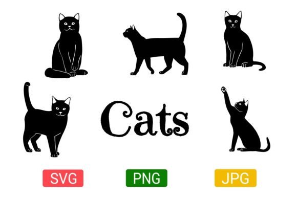 Cats SVG PNG JPG Embroidery Design Review
