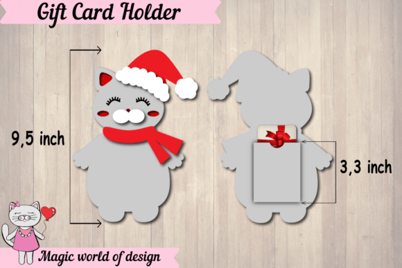 Christmas Cat Gift Card Holder SVG Review