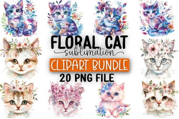 Cute Cat Clipart Sublimation PNG Bundle Review
