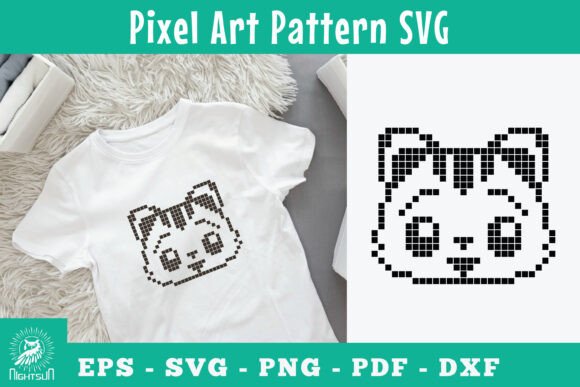Cute Cat Pixel Art Pattern SVG Review