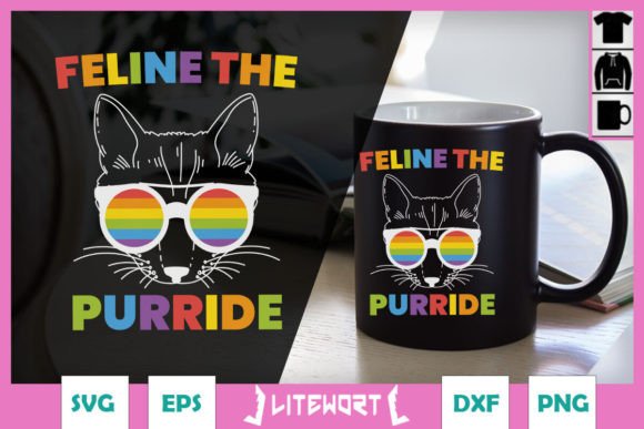 Feline the Purride Cat LGBT Pride SVG Review