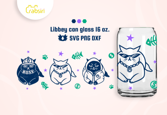 Hip Hop Cat Libbey Can Glass 16oz SVG Review