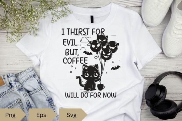 I Thirst for Evil but Coffee Will Do for Now Embroidery Review