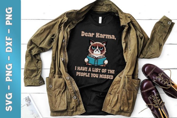 Karma Cat List of People You Missed SVG Review