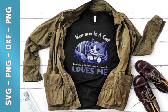 Karma is a Cat Purring in My Lap SVG Review