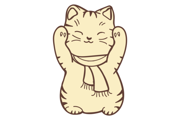 Lucky Japanese Cat Figurine Embroidery Design Review
