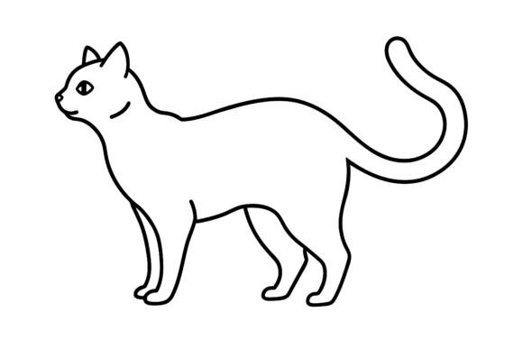 Minimalist Cat Illustration Design Review