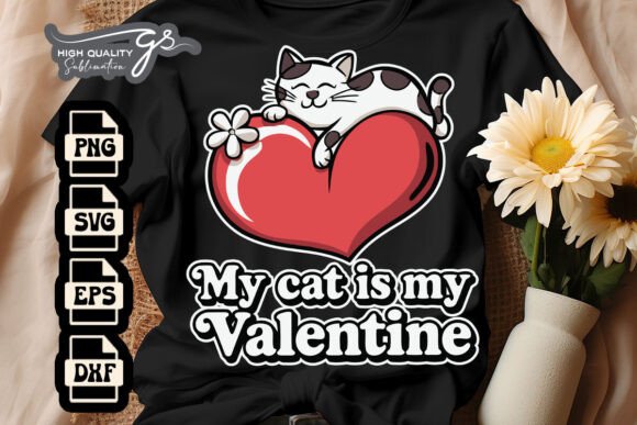 My Cat is My Valentine Heart SVG Review