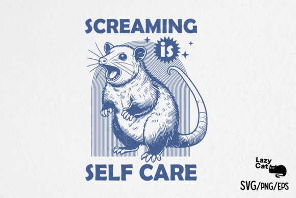 Retro Funny Sarcastic Animal Possum SVG Review